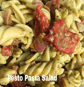 catering - pesto pasta salad